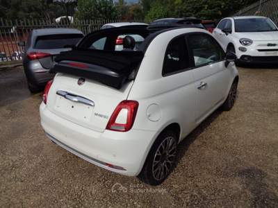 Fiat 500 1000 HYBRID 70 CV CARPLAY CLIMAUTO PDC "16 ITALIA Bianco usata Roma