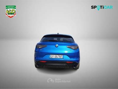 Alfa Romeo Stelvio 2.2 Turbodiesel 210 CV AT8 Q4 Veloce Blu/Azzurro usata Cassino