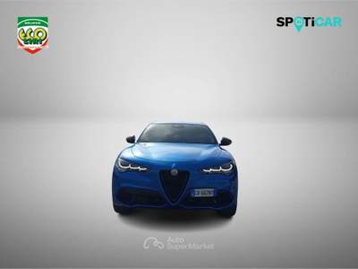 Alfa Romeo Stelvio 2.2 Turbodiesel 210 CV AT8 Q4 Veloce Blu/Azzurro usata Cassino