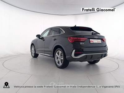 Audi Q3 sportback 35 2.0 tdi s line edition s-tronic Nero usata Assago