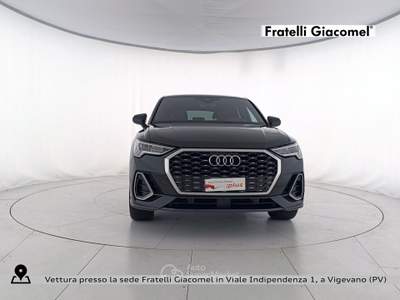 Audi Q3 sportback 35 2.0 tdi s line edition s-tronic Nero usata Assago