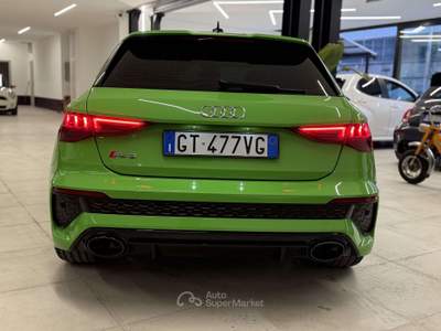 Audi RS 3 A3 IV 2020 Sportback  2.5 tfsi quattro s-tronic Verde usata Melegnano