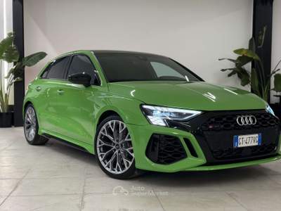 Audi RS 3 A3 IV 2020 Sportback  2.5 tfsi quattro s-tronic Verde usata Melegnano