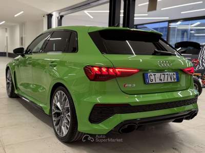Audi RS 3 A3 IV 2020 Sportback  2.5 tfsi quattro s-tronic Verde usata Melegnano
