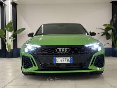 Audi RS 3 A3 IV 2020 Sportback  2.5 tfsi quattro s-tronic Verde usata Melegnano