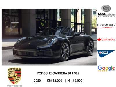 Porsche 911 911 Carrera Cabriolet Nero usata Casarano