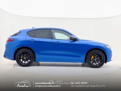 Alfa Romeo Stelvio 2.2 t Veloce Ti Q4 210cv auto Carbon-Black pack Bianco usata Riese Pio X