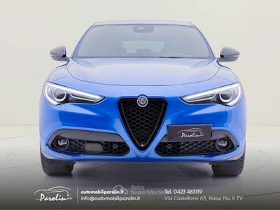 Alfa Romeo Stelvio 2.2 t Veloce Ti Q4 210cv auto Carbon-Black pack Bianco usata Riese Pio X