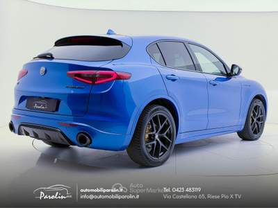 Alfa Romeo Stelvio 2.2 t Veloce Ti Q4 210cv auto Carbon-Black pack Bianco usata Riese Pio X
