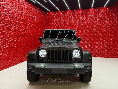 Jeep Wrangler Unlimited 2.8 CRD DPF Sahara Auto Night Eagle Grigio usata Agliana