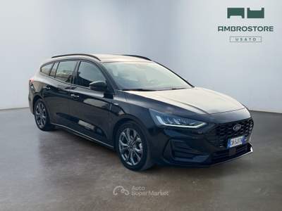 Ford Focus  - focus sw 1.0t ecoboost h st-line 125cv Nero usata Segrate