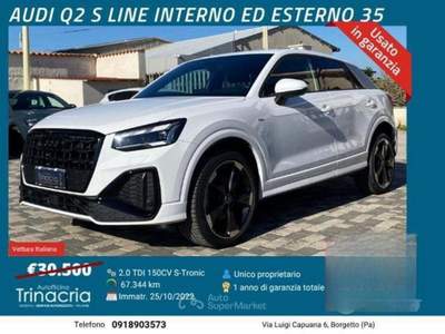 Audi Q2 S Line interno ed esterno 2.0 TDI 150... usata Partinico