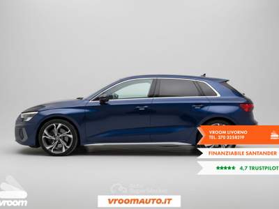 Audi A3 A3 SPB 35 TDI S tronic S line edition Blu/Azzurro usata Livorno