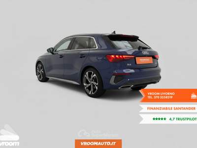 Audi A3 A3 SPB 35 TDI S tronic S line edition Blu/Azzurro usata Livorno