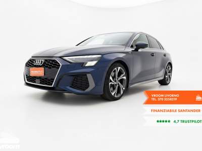 Audi A3 A3 SPB 35 TDI S tronic S line edition Blu/Azzurro usata Livorno