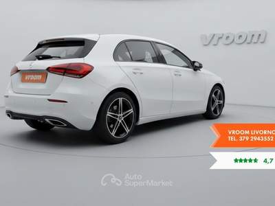 Mercedes-Benz Classe A A 180 d Automatic Sport Bianco usata Livorno