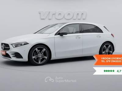 Mercedes-Benz Classe A A 180 d Automatic Sport Bianco usata Livorno