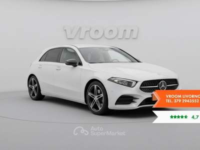Mercedes-Benz Classe A A 180 d Automatic Sport Bianco usata Livorno