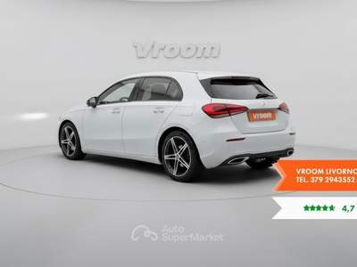 Mercedes-Benz Classe A A 180 d Automatic Sport Bianco usata Livorno