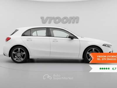 Mercedes-Benz Classe A A 180 d Automatic Sport Bianco usata Livorno