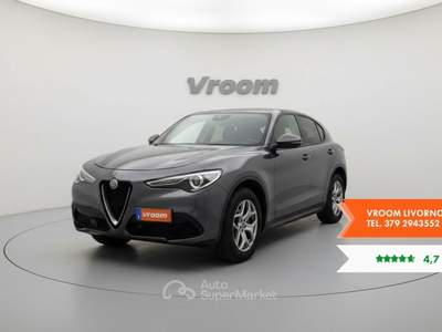 Alfa Romeo Stelvio Stelvio 2.2 Turbodiesel 160 CV AT8 RWD Business Grigio usata Livorno