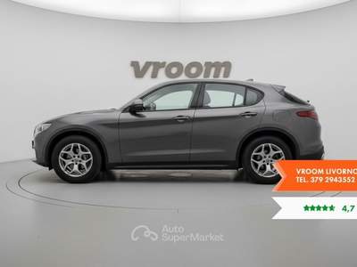 Alfa Romeo Stelvio Stelvio 2.2 Turbodiesel 160 CV AT8 RWD Business Grigio usata Livorno