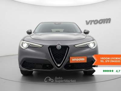 Alfa Romeo Stelvio Stelvio 2.2 Turbodiesel 160 CV AT8 RWD Business Grigio usata Livorno