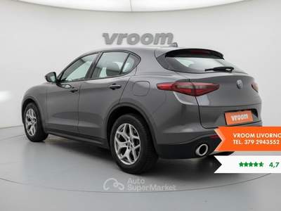 Alfa Romeo Stelvio Stelvio 2.2 Turbodiesel 160 CV AT8 RWD Business Grigio usata Livorno