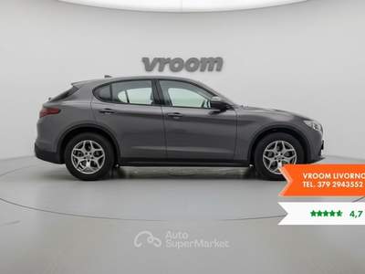 Alfa Romeo Stelvio Stelvio 2.2 Turbodiesel 160 CV AT8 RWD Business Grigio usata Livorno