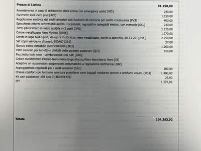 Audi Q7 7 posti Sline quattro SUPER OFFERTA T-STOCK Nero usata Gela