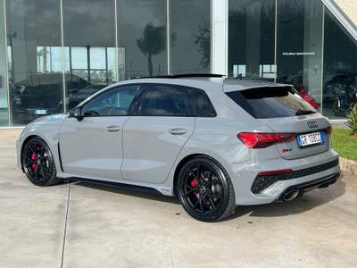 Audi RS 3 RS3 Spb 2.5 tfsi possibilità noleggio no scoring Grigio usata Gela