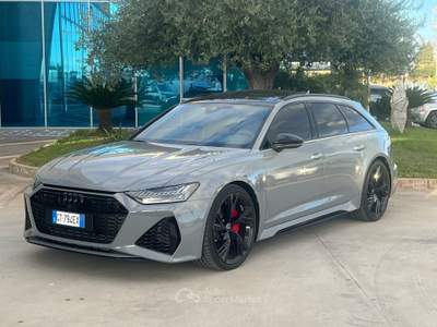Audi RS 6 RS6 Avant 4.0 TFSI V8 quattro tiptronic SUPER OFFERTA T-STOCK Grigio usata Gela