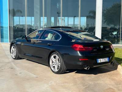 BMW Serie 6 640d 640 d Gran Coupe xdrive Luxury auto Nero usata Gela