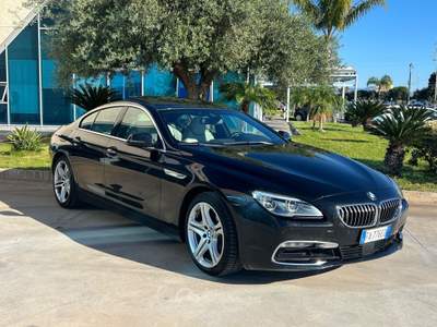 BMW Serie 6 640d 640 d Gran Coupe xdrive Luxury auto Nero usata Gela