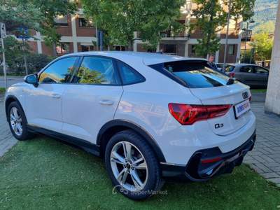 Audi Q3 Sportback 35 1.5 tfsi S line edition Bianco usata Aosta