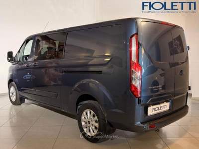 Ford Transit Custom TRANSIT CUSTOM 320 2.0 ECOBLUE HYBRID 130 PL-DC FURG.TITAN. Blu/Azzurro usata Manerbio