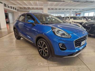 Ford Puma 1.0 EcoBoost Hybrid 125 CV Titanium Blu/Azzurro usata Imola