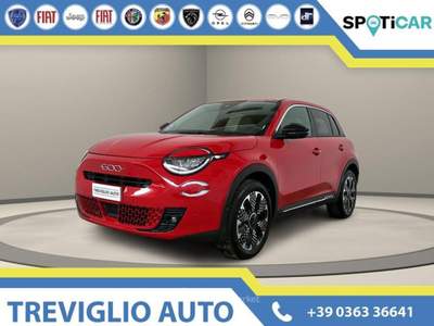 Fiat 600 Hybrid 110 CV DCT MHEV La Prima Rosso usata Fara Gera d'Adda
