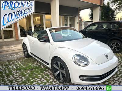 Volkswagen Maggiolino Cabrio 1.4 TSI 60's anniversary Automatic Prezzo reale Tagliandi Bianco usata Roma