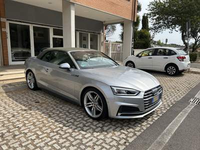 Audi A5 S Line Cabrio 2.0 Tagliandi Audi Perfetti, Prezzo reale Argento usata Roma