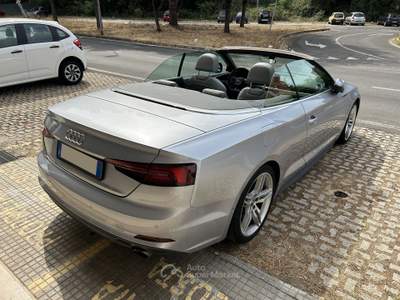 Audi A5 S Line Cabrio 2.0 Tagliandi Audi Perfetti, Prezzo reale Argento usata Roma