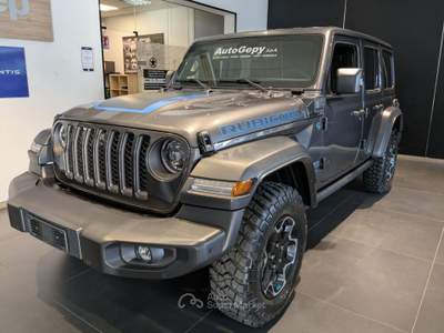 Jeep Wrangler Unlimited 2.0 PHEV ATX 4xe Rubicon Grigio usata Parma