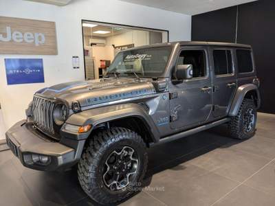 Jeep Wrangler Unlimited 2.0 PHEV ATX 4xe Rubicon Grigio usata Parma