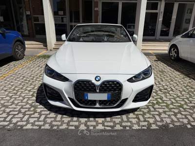 BMW Serie 4 420i Cabrio M Sport Tagliandi BMW prezzo reale freni nuovi Bianco usata Roma