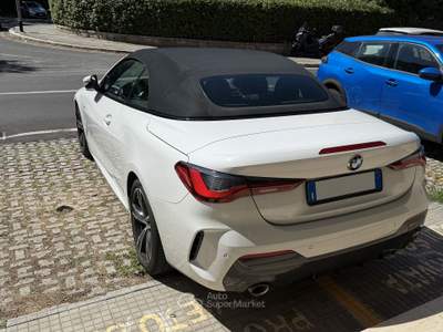 BMW Serie 4 420i Cabrio M Sport Tagliandi BMW prezzo reale freni nuovi Bianco usata Roma