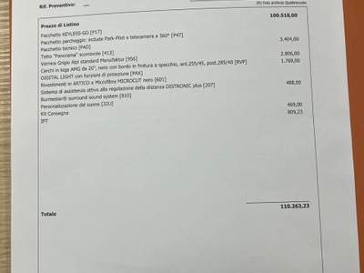 Mercedes-Benz GLC 300 de hybrid 4Matic Coupé AMG Line Premium Plus possibilità noleggio no scoring Grigio usata Gela