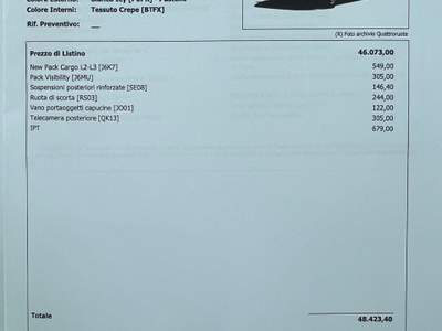 Peugeot Boxer 33 2.2 BlueHDi 140 S&S PM-TN Furgone Anticipo €6.900 Noleggio no Scoring Bianco usata Gela