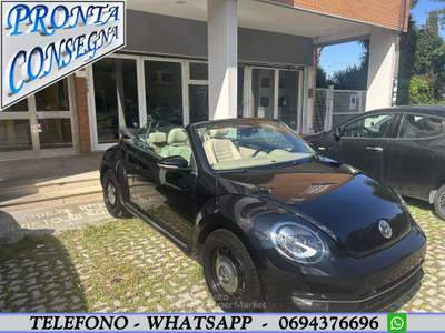 Volkswagen Maggiolino 1.2 Cabrio TSI Pelle Tagliandi Certificati , prezzo reale Nero usata Roma