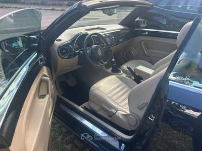 Volkswagen Maggiolino 1.2 Cabrio TSI Pelle Tagliandi Certificati , prezzo reale Nero usata Roma