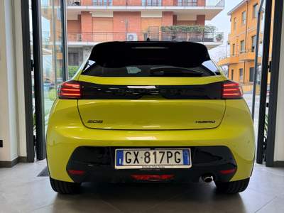 Peugeot 208 HYBRID 100 E-DCS5 ACTIVE GT Giallo usata Moncalieri